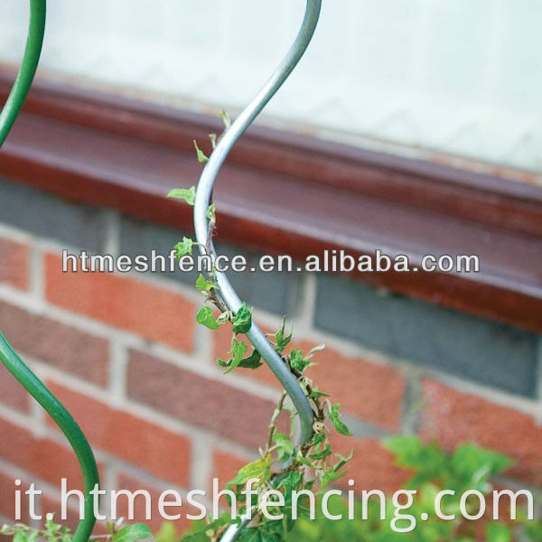 Stakes di supporto a spirale galvanizzato da 6 mm di pomodoro